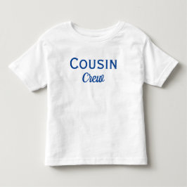 Camiseta Personalizada do Cousin Crew Toddler