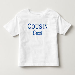 Camiseta Personalizada do Cousin Crew Toddler
