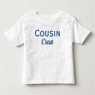 Camiseta Personalizada do Cousin Crew Toddler