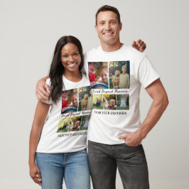 Camiseta Personalizada do Dia dos Avós – 5 Fotos P
