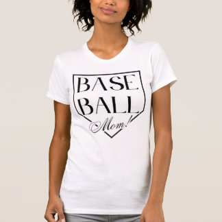 Camiseta Personalizada do Jogo da Mãe do Baseball 