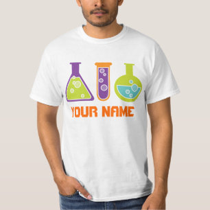 Camiseta personalizada do laboratório dos homens