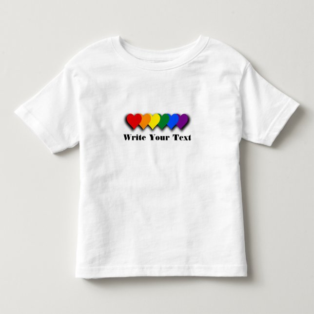 Camiseta personalizada do orgulho LGBT (Frente)