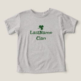 Camiseta personalizada do seu clã irlandês com tre