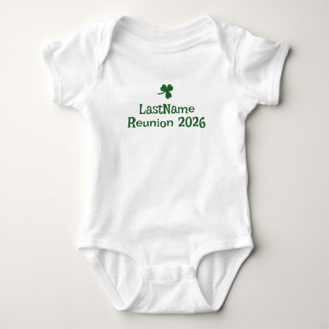 Camiseta personalizada do seu clã irlandês - crian (Frente)