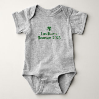 Camiseta personalizada do seu clã irlandês Shamroc