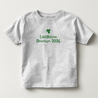 Camiseta personalizada do seu clã irlandês Shamroc