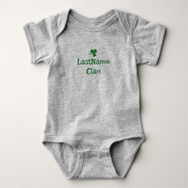 Camiseta personalizada do seu clã irlandês Shamroc