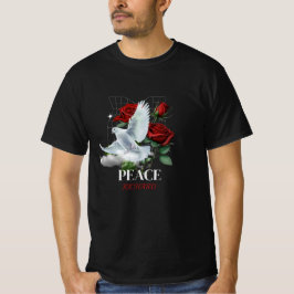 Camiseta Personalizada Dove Rose com Nome