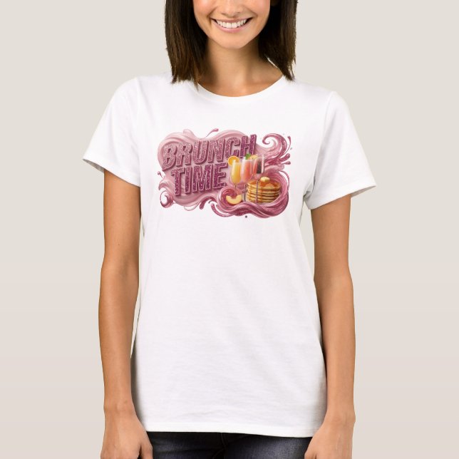 Camiseta Personalizada Dynamic Red BRUNCH TIME (Frente)