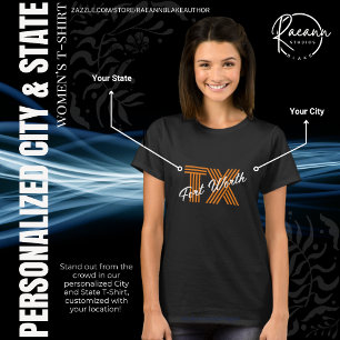 Camiseta personalizada e T-Shirt estatal