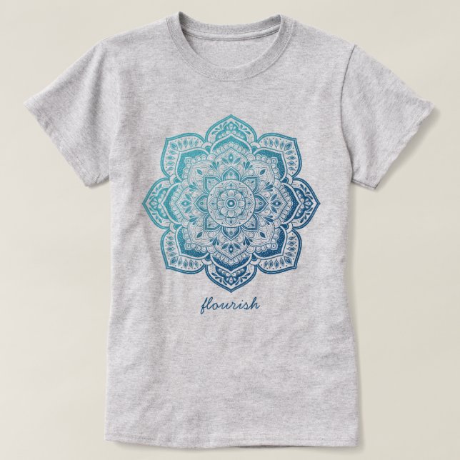 Camiseta Personalizada Eira Mandala (Frente do Design)