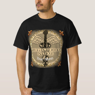 Camiseta personalizada Enfermeiro Caduceus