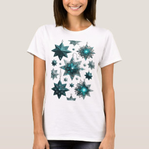 Camiseta Personalizada Estrela Azul Ornamentos Pra
