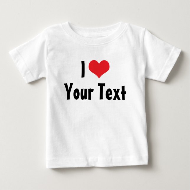 Camiseta Personalizada Eu Amo (Frente)