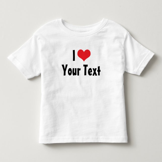 Camiseta Personalizada Eu Amo (Frente)