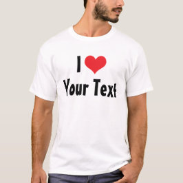Camiseta Personalizada Eu Amo