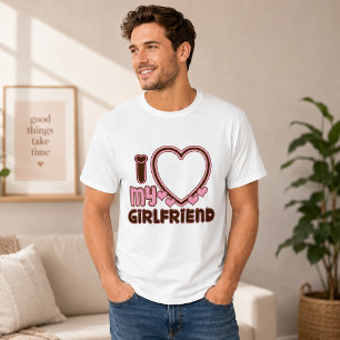 Camiseta Personalizada Eu Amo Minha Namorada