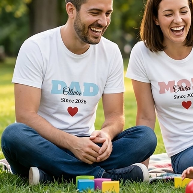 Camiseta Personalizada Família Combinando, Mamãe P (Criador carregado)