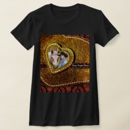 Camiseta personalizada feminina do trevo-cavalo