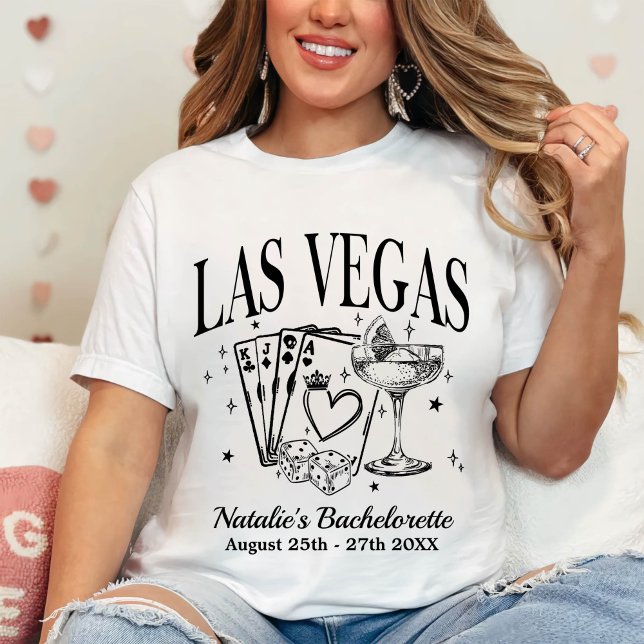 Camiseta Personalizada Festa de solteira Las Vegas (Criador carregado)