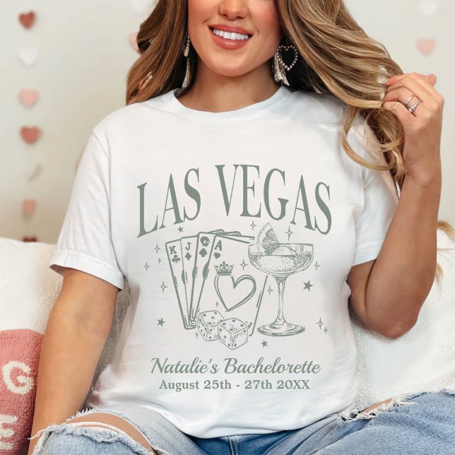 Camiseta Personalizada Festa de solteira Las Vegas (Criador carregado)