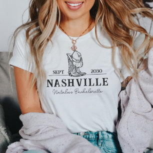 Camiseta Personalizada Festa de solteira Nashville Personal