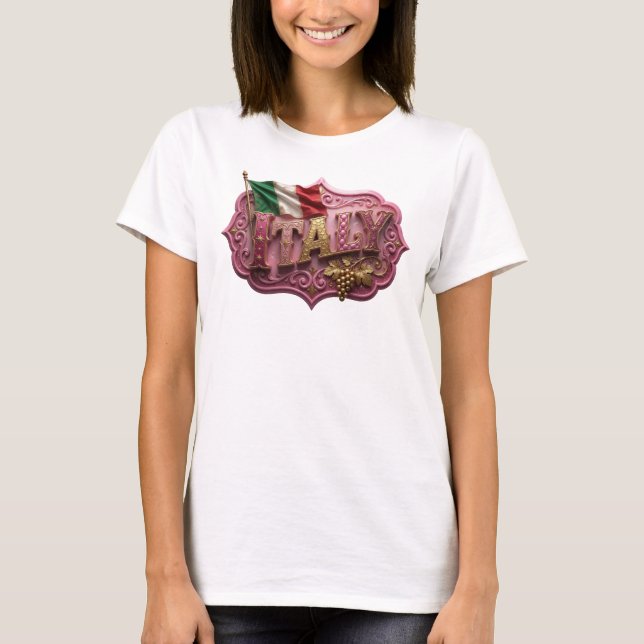Camiseta Personalizada Fresh Gold ITALY (Frente)