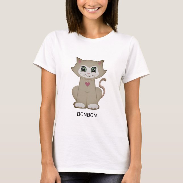 Camiseta Personalizada Gatinho Fofinho (Frente)