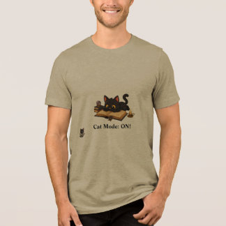 Camiseta Personalizada Gato Preto Amante de Livros