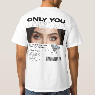 Camiseta Personalizada Imagem e Nome dos Olhos P