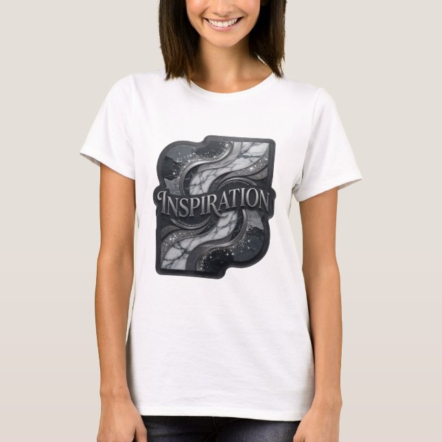 Camiseta Personalizada INSPIRAÇÃO Prata Limpa (Frente)