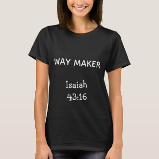 Camiseta personalizada inspirada em versículos da 