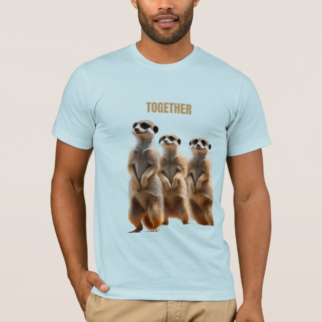 Camiseta Personalizada “Juntos” de Suricata | Aman (Frente)