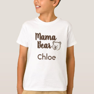 Camiseta Personalizada Mamãe Urso