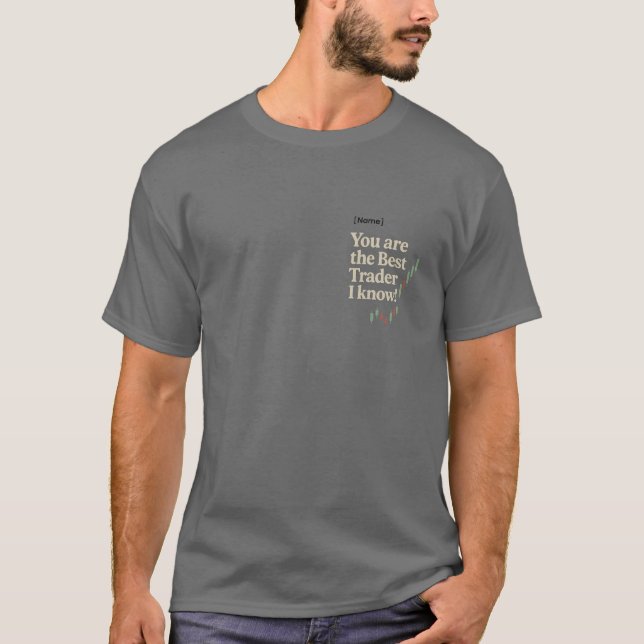 Camiseta Personalizada “Melhor Trader Que Eu Conhe (Frente)