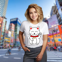 Camiseta Personalizada Mínima Moderna de Gato Sort