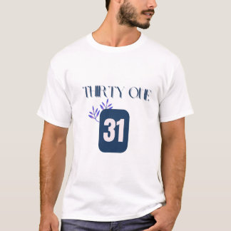 camiseta personalizada número 31