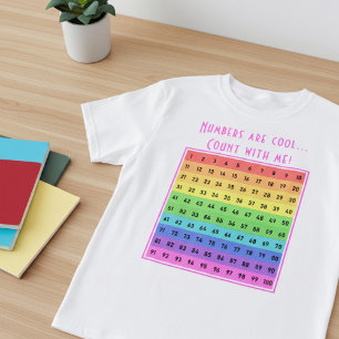 Camiseta personalizada "Números são legais!" Gráfi