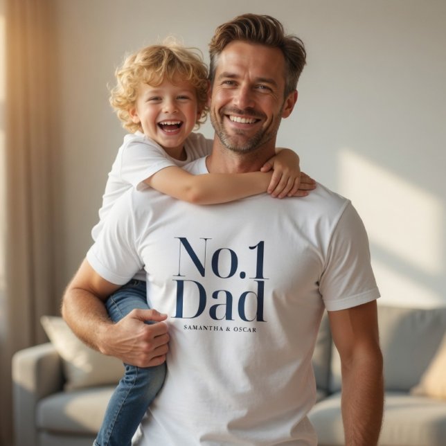 Camiseta Personalizada Pai Nº1 | Presente Pai Pers (Criador carregado)
