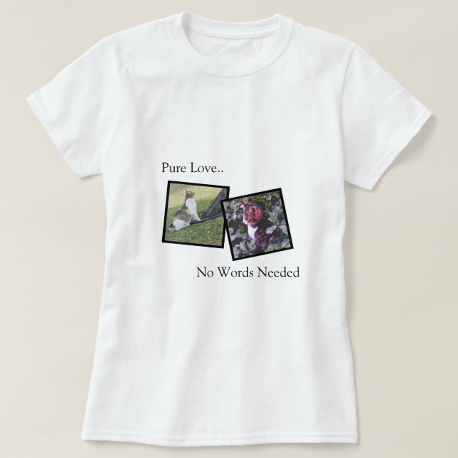 Camiseta Personalizada para Amantes de Animais (Frente do Design)