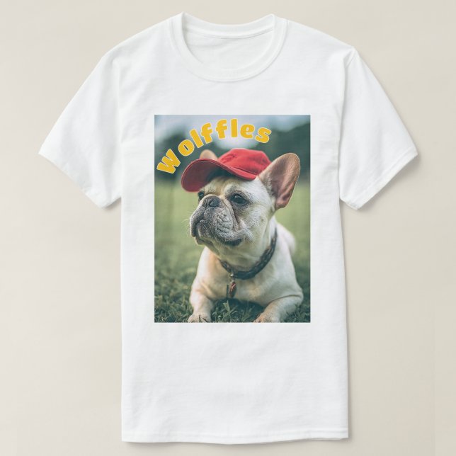 Camiseta Personalizada para Animais de Estimação (Frente do Design)