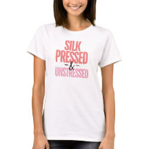 Camiseta personalizada para cabelo preto com aprec