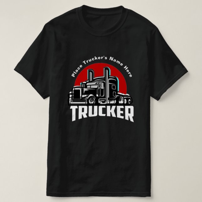 Camiseta Personalizada para Caminhoneiro (Frente do Design)
