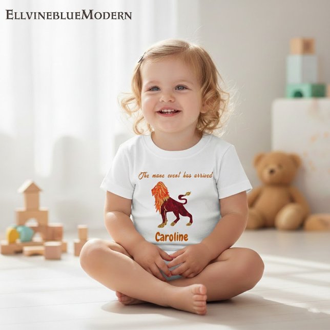Camiseta Personalizada para Criança Leo Impression (Criador carregado)