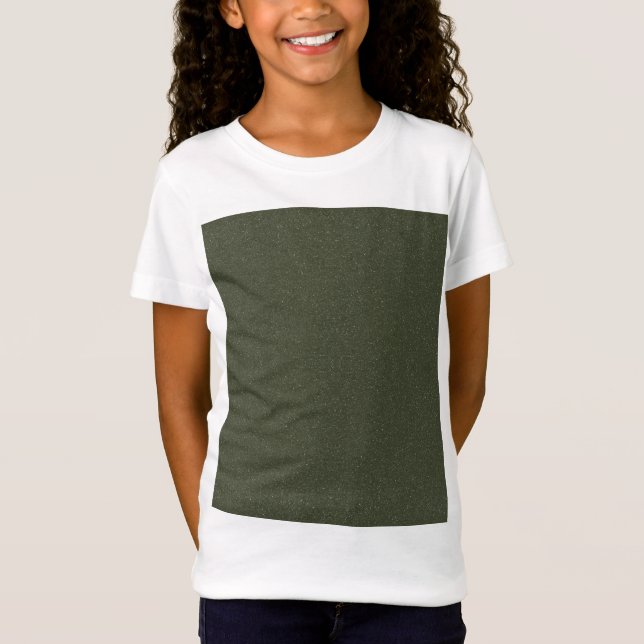Camiseta Personalizada para Crianças - Bloco Verde (Frente)