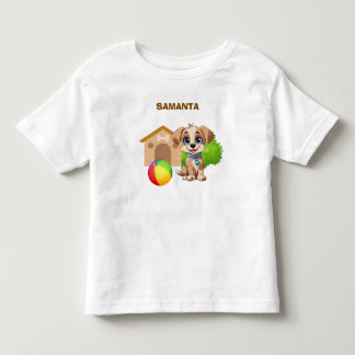 Camiseta Personalizada para Crianças com Cachorrin