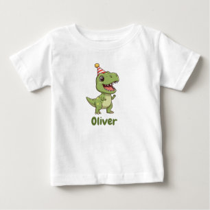Camiseta Personalizada para Crianças Dinossauros c