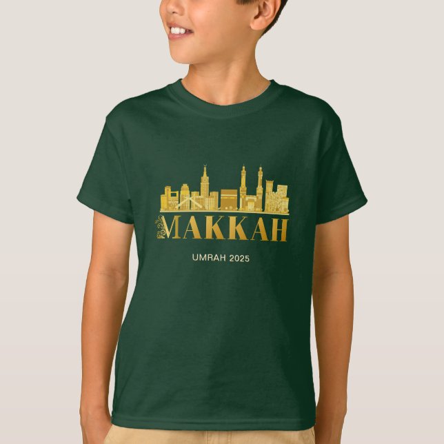 Camiseta Personalizada para Crianças Makkah – Hajj (Frente)