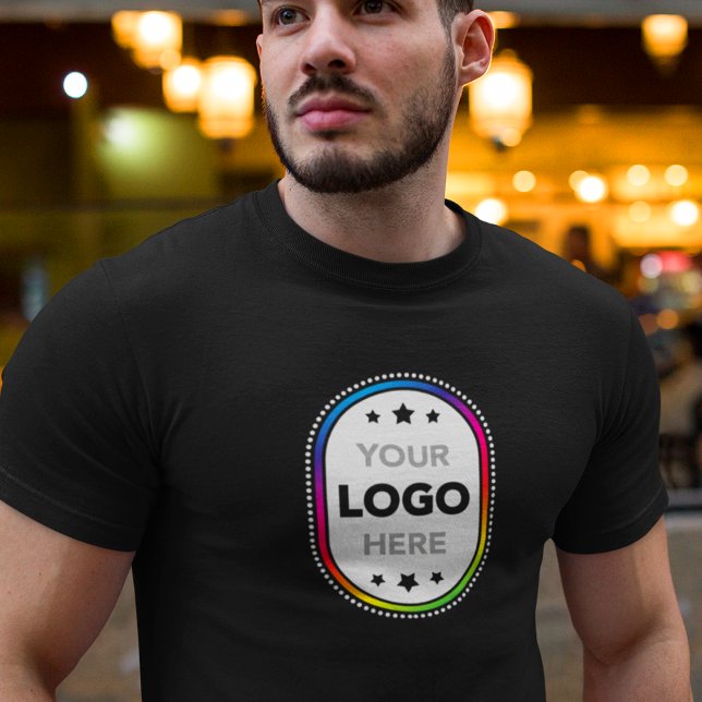 Camiseta Personalizada para Empresa - Grande Logot (Criador carregado)